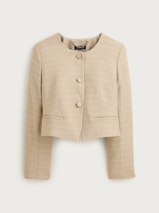 J. Crew Jackets & Blazers - NWT J.Crew women's cropped blazer sz 8 washed hazelwood (C)